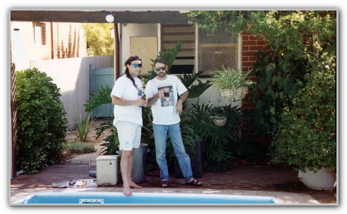 Dj & friend Andy at DJ 7th Ave House 1994